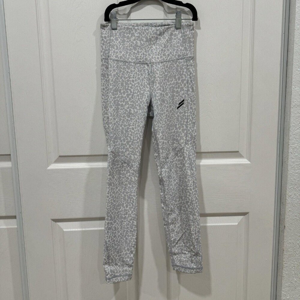 DOYOUEVEN Do You Even Impact Seamless Gray Print Workout Leggings Women Sz Small